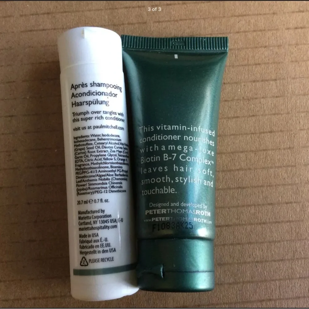New Paul Mitchell The Detangler Conditioner Peter Thomas Roth Mega Rich Lot of 8